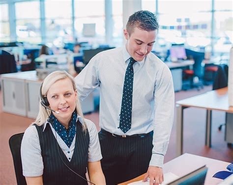 bank staff uniform.